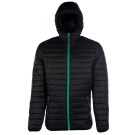 DOUDOUNE CHAUDE DE TRAVAIL PACIFIC MEN NOIR/ZIP VERT