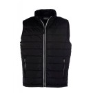 GILET CHAUD DE TRAVAIL HOMME CITY NOIR/ZIP ARGENT