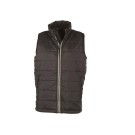 GILET CHAUD DE TRAVAIL FEMME CITY NOIR/ZIP SILVER