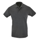 POLO DE TRAVAIL HOMME MANCHES COURTES 180 G GRIS FONCE