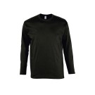 T-SHIRT DE TRAVAIL MANCHES LONGUES 150 G NOIR