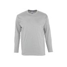 T-SHIRT DE TRAVAIL MANCHES LONGUES 150 G GRIS CHINÉ T.4XL