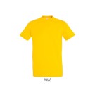 T-SHIRT MANCHES COURTES 190G JAUNE 