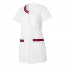 TUNIQUE INFIRMIÈRE FEMME VALENTINE BLANC/BORDEAUX