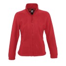 VESTE POLAIRE DE TRAVAIL FEMME ROUGE