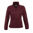 VESTE POLAIRE DE TRAVAIL FEMME BORDEAUX