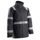 PARKA AGENT DE SECURITE INCENDIE SECURITE NOIR
