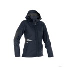 VESTE SOFTSHELL IMPERMEABLE FEMME GRAVITY BLEU/GRIS