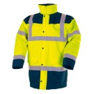 PARKA HAUTE VISIBILITÉ PIAMA JAUNE FLUO/MARINE 