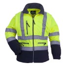 VESTE POLAIRE HAUTE VISIBILITÉ STATION JAUNE FLUO/MARINE