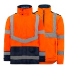 PARKA DAKOTA ORANGE HAUTE VISIBILITE MARINE 