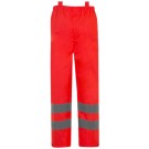 PANTALON DE PLUIE EVERGLADES ROUGE HAUTE VISIBILITE