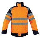 PARKA HAUTE VISIBILITÉ EIGER HVORANGE FLUO/MARINE  