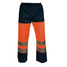 PANTALON DE PLUIE RÉFLÉCHISSANT MICHEL ORANGE FLUO/MARINE