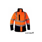 PARKA HAUTE VISIBILITÉ RIGA ORANGE FLUO/MARINE T.4XL