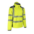 VESTE RÉFLÉCHISSANTE HOMME/FEMME SOFTSHELL NEBULO JAUNE/MARINE
