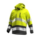 VESTE RÉFLÉCHISSANTE HOMME/FEMME SOFTSHELL SCUTI JAUNE FLUO/DARK GREY