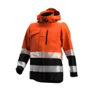 VESTE RÉFLÉCHISSANTE HOMME/FEMME HIVER SCUTI ORANGE FLUO/NOIR