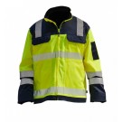 BLOUSON HAUTE VISIBILITE TYPHON+ MARINE/JAUNE FLUO
