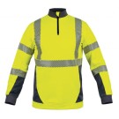 SWEAT RÉFLÉCHISSANT DARWIN JAUNE FLUO/GRIS