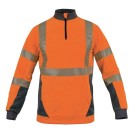 SWEAT RÉFLÉCHISSANT DARWIN ORANGE FLUO/GRIS