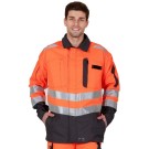 VESTE REFLECHISSANTE HOMME/FEMME ROADY ORANGE FLUO/CONVOY