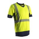 T-shirt haute visibilité KOMO II col v JAUNE 
