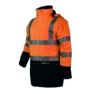 PARKA HAUTE VISIBILITÉ HEDLAND ORANGE FLUO/MARINE T. 5XL