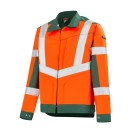 BLOUSON HAUTE VISIBILITÉ LUTEA VERT FONCE/ORANGE FLUO 