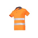 POLO HAUTE VISIBILITE IROLA ORANGE FLUO