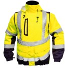 BLOUSON HAUTE VISIBILITÉ ILONA 4 JAUNE FLUO/MARINE