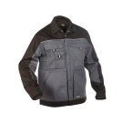 VESTE DE TRAVAIL HOMME/FEMME LUGANO GRIS/NOIR 