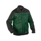 VESTE DE TRAVAIL HOMME/FEMME LUGANO VERT/NOIR 