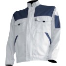 BLOUSON DE TRAVAIL TYPHON BLANC/GRIS