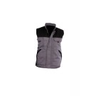 GILET DE TRAVAIL/BODYWARMER HOMME/FEMME TYPHON GRIS/NOIR