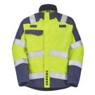BLOUSON SILVER TECH JAUNE/MARINE 