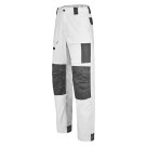 PANTALON DE TRAVAIL HOMME/FEMME ACCESS STRETCH BLANC/NOIR 