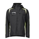 VESTE DE TRAVAIL HOMME/FEMME ACCELERATE SAFE NOIR/JAUNE