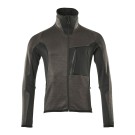VESTE POLAIRE DE TRAVAIL ADVANCED ZIPPEE ANTHRACITE NOIR 