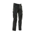 PANTALON DE TRAVAIL HOMME/FEMME ADVANCED AVEC POCHES GENOULLÈRES NOIR T.64/C66