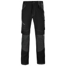 PANTALON DE TRAVAIL HOMME/FEMME RULLER LX NOIR/NOIR 
