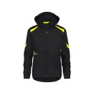 VESTE SOFTSHELL DE TRAVAIL HOMME/FEMME KALAMA NOIR/JAUNE FLUO