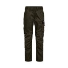 PANTALON DE TRAVAIL HOMME/FEMME GALAXY STRETCH VERT FORET/NOIR