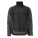 VESTE DE TRAVAIL HOMME/FEMME UNIQUE NOIR/ANTHRACITE FONCE T. 4XL