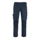 PANTALON DE TRAVAIL HOMME/FEMME ERLANGEN POCHE GENOU MARINE T.62/C68