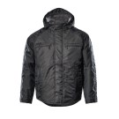 VESTE HIVER DE TRAVAIL HOMME/FEMME FRANKFURT ANTHRACITE FONCE/NOIR T.4XL