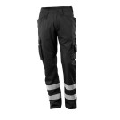 PANTALON AGENT DE SÉCURITE INCENDIE FRONTLINE NOIR