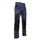 PANTALON DE TRAVAIL HOMME/FEMME AUTHENTIC BRIQUET BLEU FONCE/NOIR