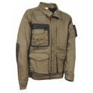 VESTE DE TRAVAIL HOMME/FEMME DIPPACH TAUPE/NOIR