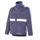 BLOUSON MUTLIRISQUE BICOLORE MARINE/BUGATTI